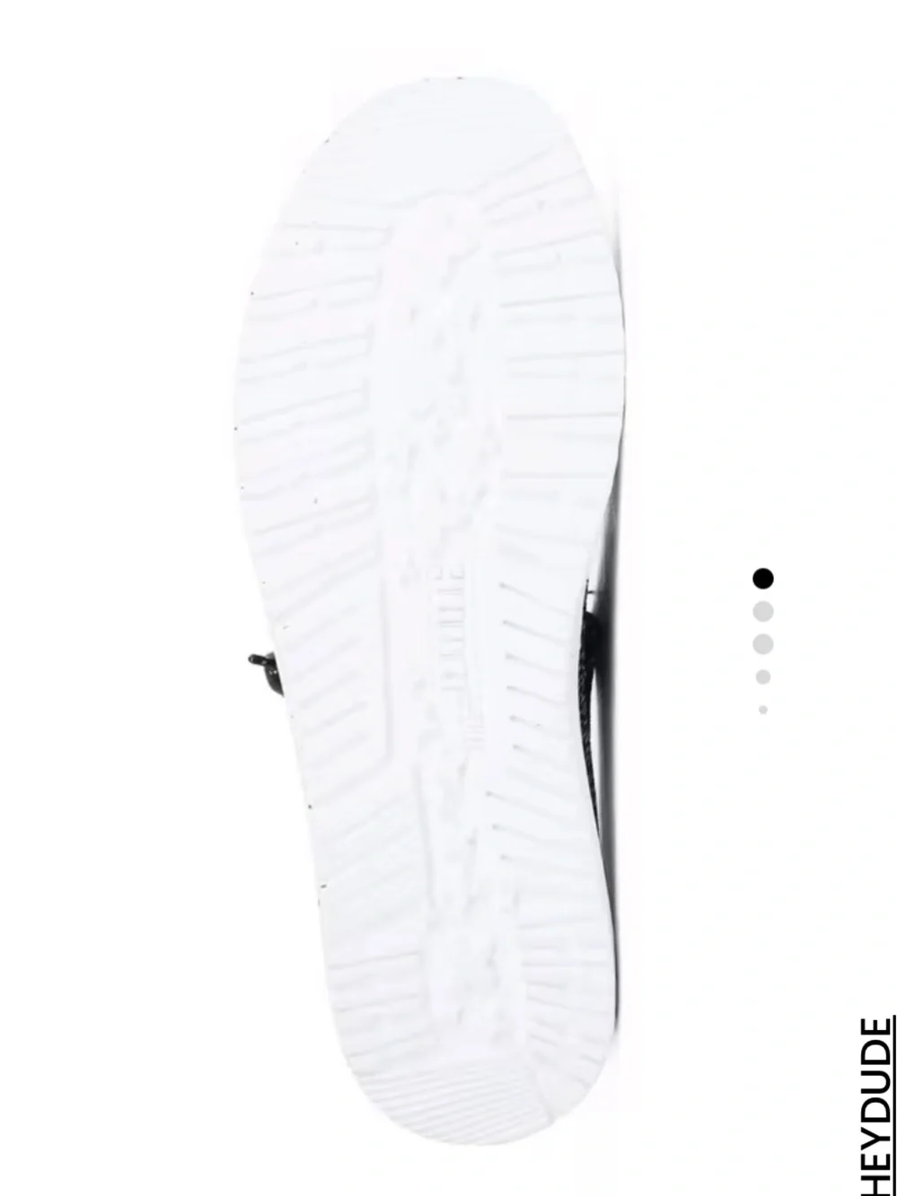 Hey Dude Wally Stretch Mix Meteorite Slip-On Loafers in Black and White Sz 10